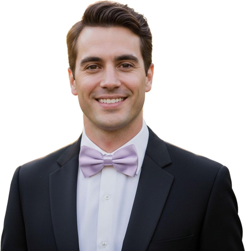 DIBI Adjustable Classic Pretied Bow Tie for Men, Women, and Boys - Men's Bowtie for Wedding, Costume Party and Formal Events - Image 2